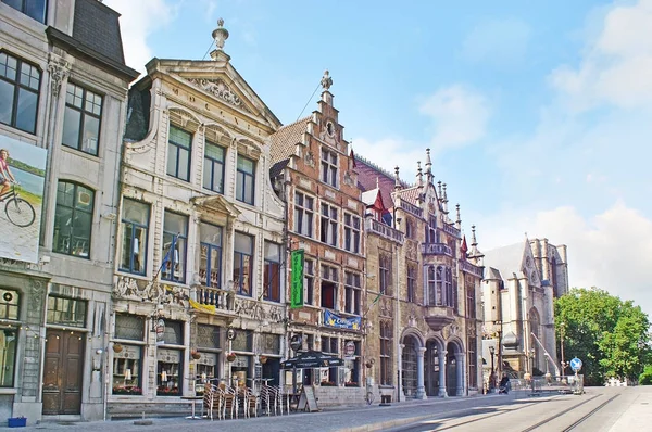 Sint-Michielshelling Street in Ghent — Stock Photo, Image
