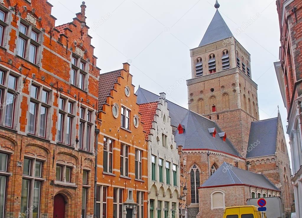 The architecture of Bruges