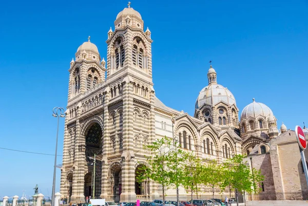 Nouvelle große Kathedrale von Marseille — Stockfoto