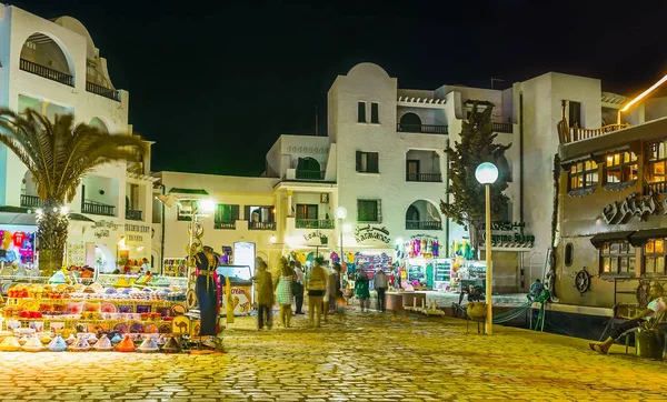 O mercado turístico em El Kantaoui — Fotografia de Stock