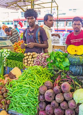Colombo Pazar sebze dükkanlarında