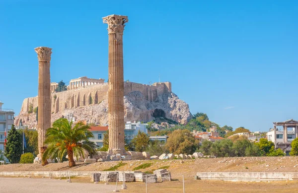 Las columnas del templo olímpico Zeus — Foto de Stock