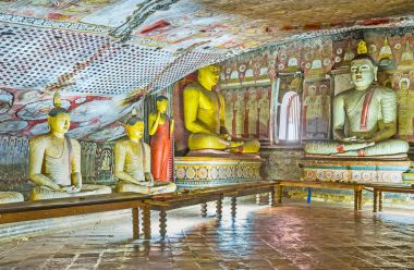 Dambulla tapınak kompleksi Antik Sanat