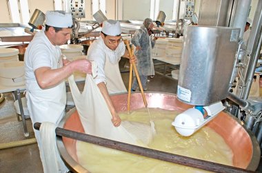 Italian cheese factory clipart