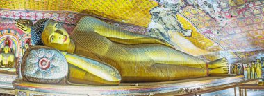 Dambulla mağara Tapınağı Panoraması