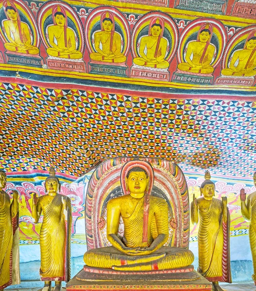 Die Muster der Dambulla-Höhlen — Stockfoto