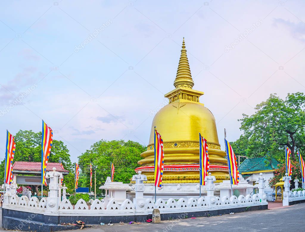 The Stupa of Dambulla Golden Temple