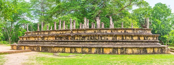 Panorama z Polonnaruvy archeologická lokalita — Stock fotografie