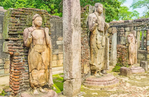 A buddhizmus az ősi Polonnaruwa — Stock Fotó