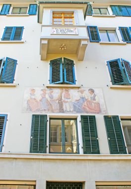 İplikçiler ile duvar resmi