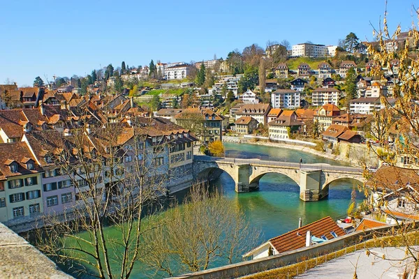 De Untertor brug in Bern — Stockfoto