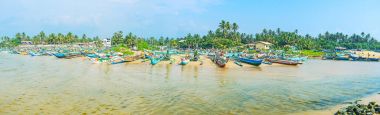 Visit Kumarakanda harbor clipart