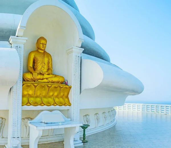 La statua d'oro — Foto Stock