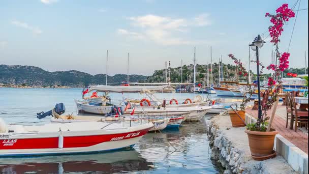 Abend in Kekova, Türkei — Stockvideo