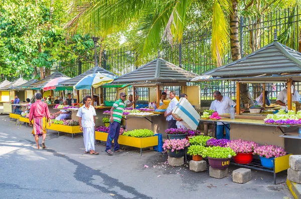 De bloemenmarkt — Stockfoto