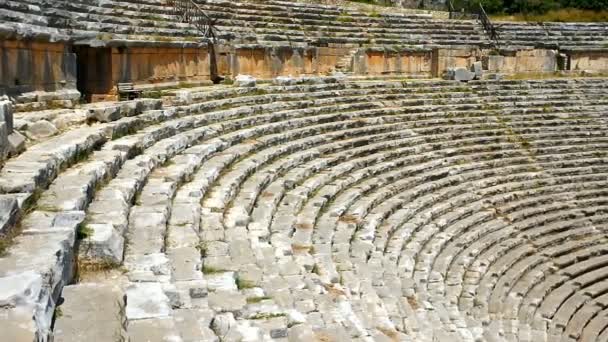 The archaeological site of Myra — Stock Video