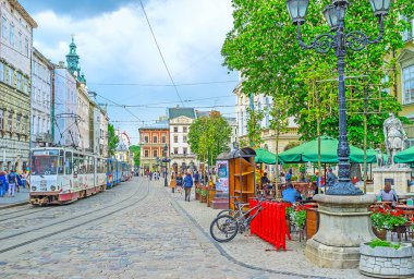 Lvov Pazar Meydanı tramvay