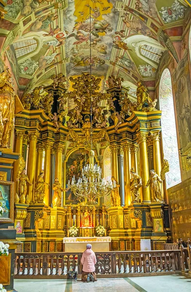 Der barocke Altar — Stockfoto