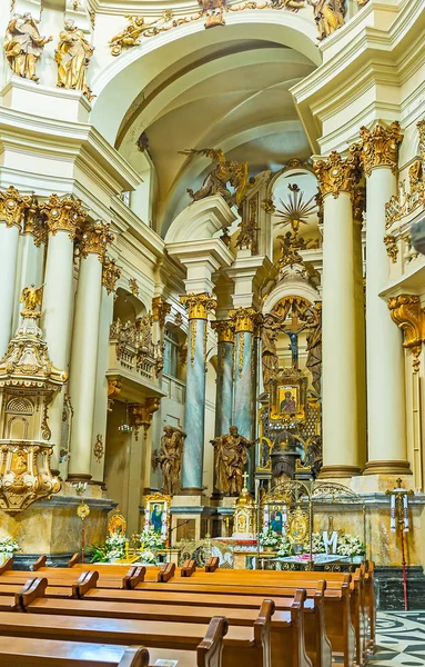 Sala modlitwy stary Kościół Dominikanów — Zdjęcie stockowe