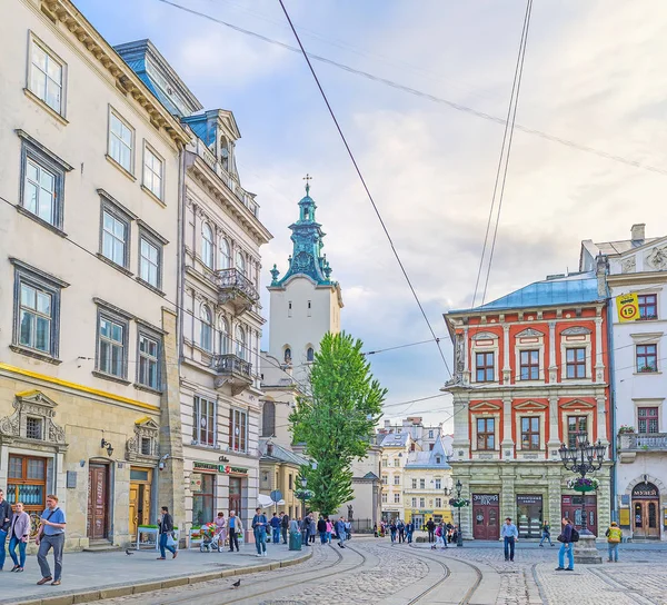 Oude stad van Lvov — Stockfoto