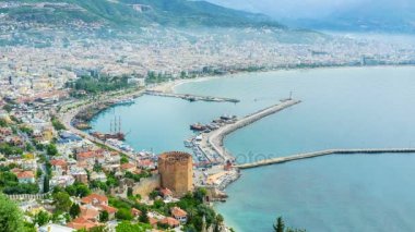 Alanya'nın havadan görünümü