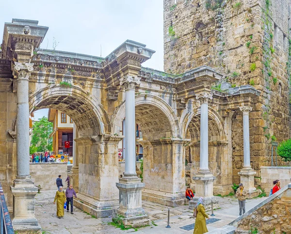 A Porta do Triunfo em Antalya — Fotografia de Stock