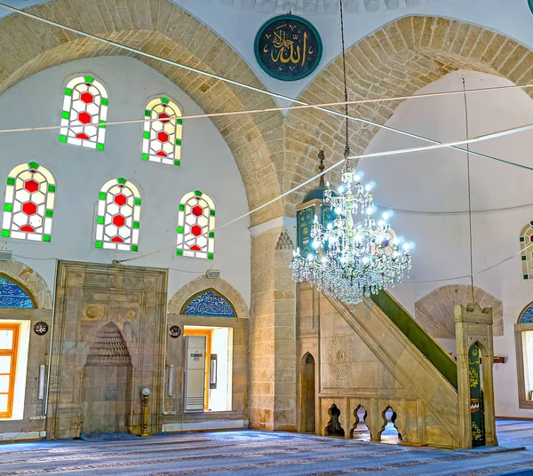 Dua hall, Tekeli Mehmet Paşa Camii Antalya — Stok fotoğraf