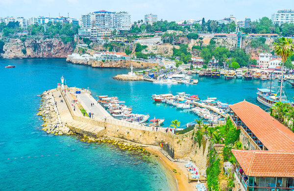 Kaleici port in Antalya