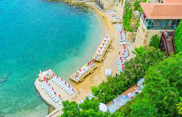 Plaży Mermerli w Antalya — Zdjęcie stockowe