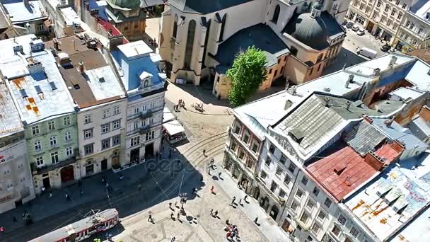 Piazza del Mercato — Video Stock