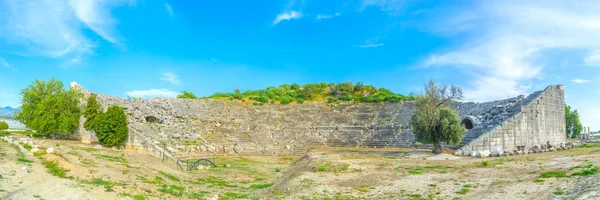 Panorama de teatro de Letoon — Foto de Stock