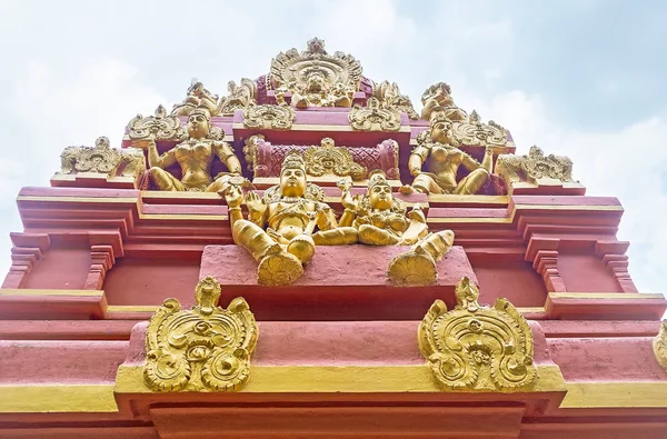 Elementi decorativi del tempio indù — Foto Stock