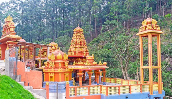 The Hindu Temple in gorge — Stock Photo, Image