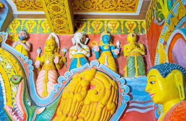 Dragon's Arch Embekka Dewalaya tapınağında unsurları