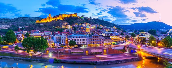 Avond in Tbilisi — Stockfoto