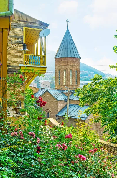 Tiflis kutsal bakire Aziz Stepanos Kilisesi — Stok fotoğraf