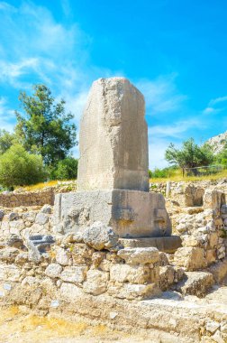 The Xanthos obelisk clipart