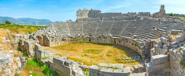 Panorama de l'amphithéâtre de Xanthos — Photo