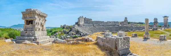 Panorama av Xanthos — Stockfoto