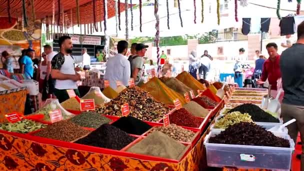 Bazar semanal del distrito de Lara — Vídeo de stock
