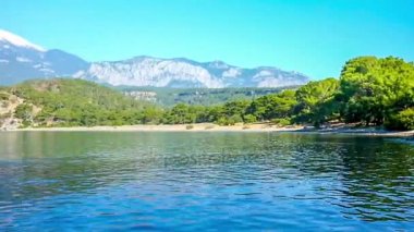 Phaselis korumalı Liman Panoraması