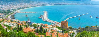 Alanya Castle Hill Panoraması