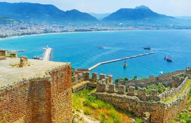 Alanya kalesine
