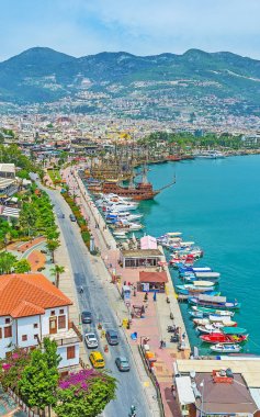 Arsenal kule Alanya görünümünden