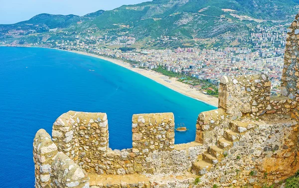 Alanya from old Castle — Stock Photo, Image