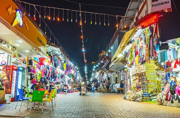 The bright lights of night Alanya — Stock Photo, Image