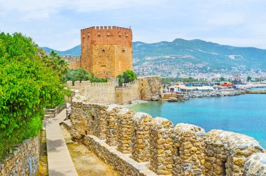 Alanya Kalesi rotasında turizm