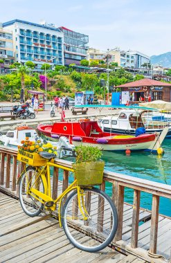 Sarı bisiklet ile Alanya bağlantı noktası