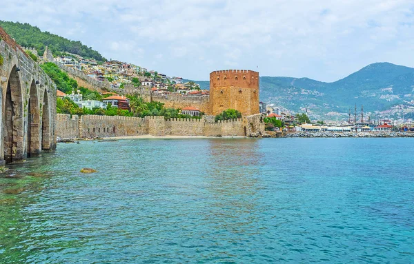 Scopri i monumenti di Alanya — Foto Stock