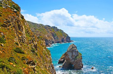 Cape Roca kayalık yamaçlar